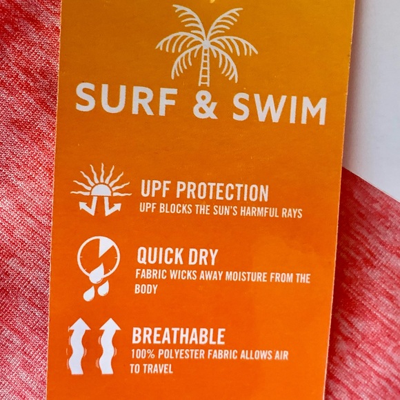 NWT Graphic TSHIRT Swim Tee Shirt Men Quick Fast Dry Swim Beach Pool Summer Gift - Picture 4 of 4